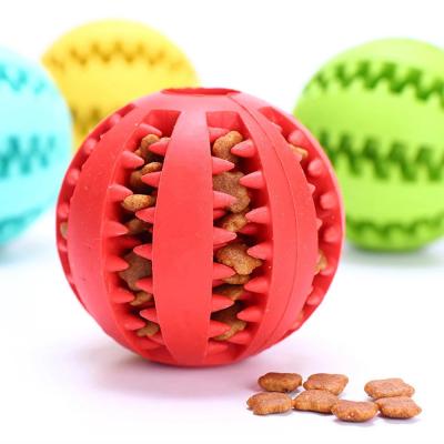 China High Performance Viable Suction Cup Dog Toys Balls Chewing Watermelon Teeth Dog Bite Ball for sale