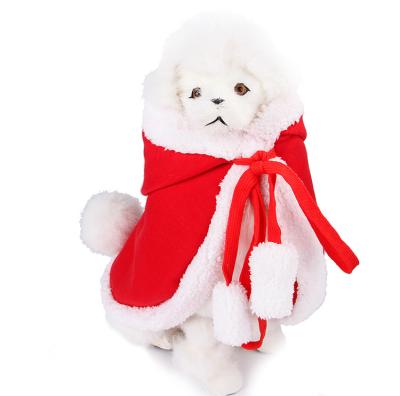 China New Style Viable Luxury Christmas Autumn Winter Clothes Cute Puppy Fashions Dog Clothes for sale