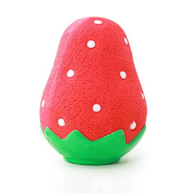 China Various Viable Squeaking Toy Fruit Vegetable Cartoon Puppy Chew Toy Dog Sounding Toy for sale