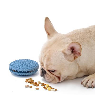 China Viable Permeable Dog Food Ball Teeth Cleaning Pet Toy Dog Missed Food Toy for sale