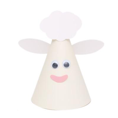 China Paper Jam X Rui 2022 promotion cheap cartoon cute birthday hat kids love birthday party paper hat party decoration supplies for sale