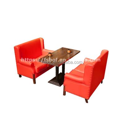 China Modern Fast Dining Cafe Sofa Set Of Romm Sofa Set And Table Chairs Restaurant Furniture Set for sale