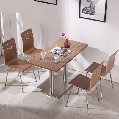 China Cheap PANEL new design restaurant table furniture rectangle table and chair set cafe designer R1770 for sale