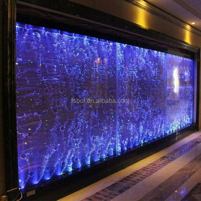 China New Classic / Postmodern New Design Led Acrylic Water Bubble Wall Air Curtain for sale