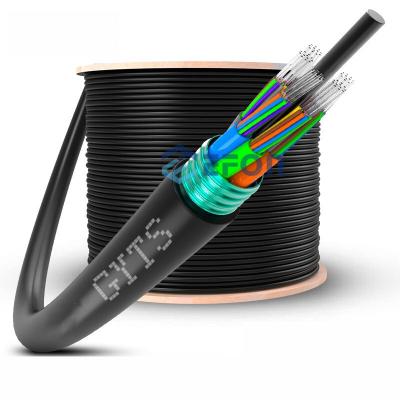 China Outdoor Conduit and Direct Burial Installation Which Needs Rodent Protect Outdoor Underground Conduit 24F 48F 96F 144F Armored Fiber Optic Cable Communication Cables for Direct Buried GYTS Cables for sale