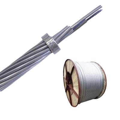 China Outdoor Overhead Multi Aerial Ground Wire OPGW Stainless Telecommunication SM Stainless Tubes Self Supporting Aerial Compound Cable for sale