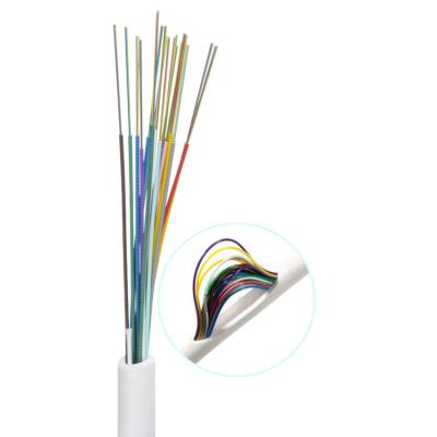 China Facade Indoor Vertical Outdoor External Buildings Installation Micro Tube GJYFJBH Micro Cable With Two Embossing Line Fiber Optic Cable Manufacturer Price for sale