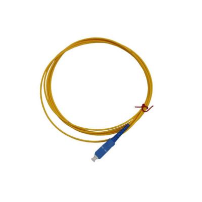 China CATV Cable Accessories Fiber Optic Pigtail With SC LC UPC Connector Simplex Singlemode Fiber 1Core Pigtail for sale