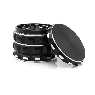 China Tobacco Weed Herb Aluminum Grinding Alloy 63mm Four - Layer Diamond Edge Smoke Grinder for sale