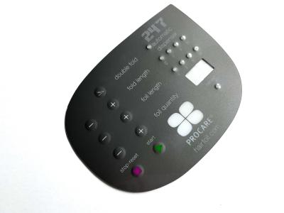 China 1.0MM ZIF Connector Embedded Embossed Membrane Switch For Hairdressers for sale