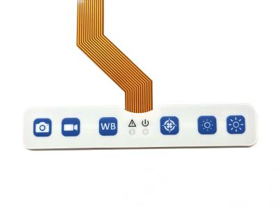 China Full Printing FPC Flexible Membrane Switch With Milky LED Window Display for sale