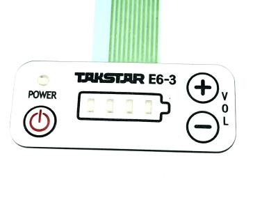 China 240gm Trip Force 3 Contact Domes LED Membrane Switch With ROHS Compliant for sale