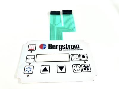 China Customize Tactile Membrane Switch With Two Flex Ribbon Cables Design for sale