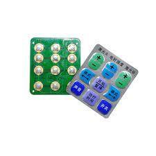 China Emboss Dome Matrix PCB Based Membrane Keypad With Polyester Screen Printing for sale