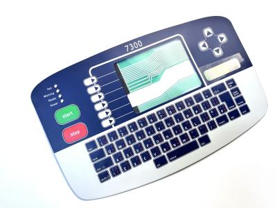 China Custom Membrane Keyboard For A Flight Sim Avionics With Glossy Window zu verkaufen