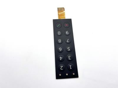 China Flex FPC Ribbon Cable Membrane Switch With Led With Matix Dome Design en venta