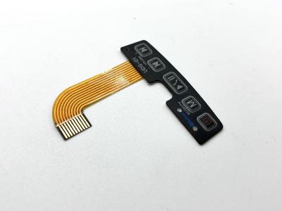 Chine Un bouton de clic sur le clavier de commutateur à membrane en relief avec câble de cuivre flexible à vendre