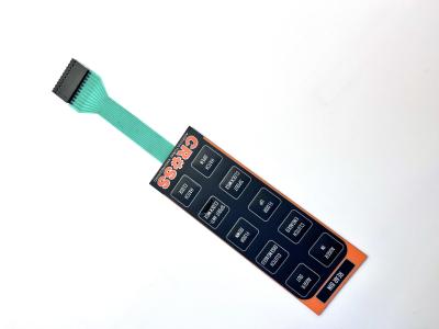 China Custom Layout Tactile Membrane Switch with Control Panel Overlay Printing for Versatile Design Options for sale