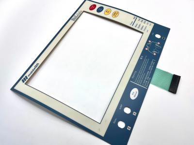 China 3M Adhesive Embossing Membrane Switch With Gradient Printing for sale