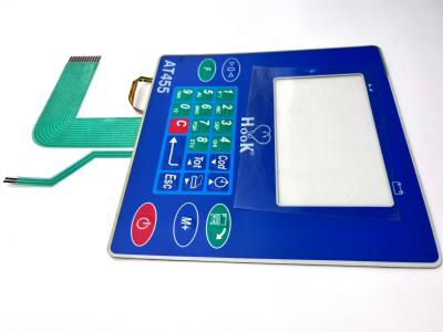 China Screen Printing Custom Membrane Keyboard Zilveren geleidende schakel met een toonhoogte van 1,25 mm Te koop