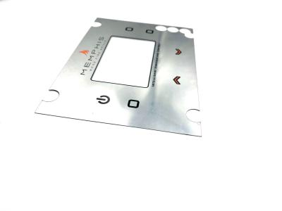 China Silver Screen Printing Push Button Membrane Switch  With 3M Adhesive And LCD Window Te koop