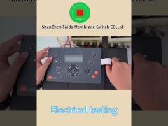 digital membrane keypad ,control panel ,backlight membrane switch testing