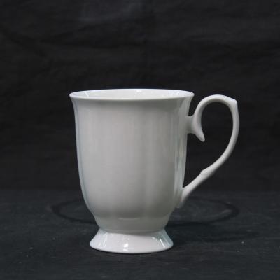 China Tangshan Viable High Quality Customization Hot Selling White Milk Cup Bowl Bone China for sale