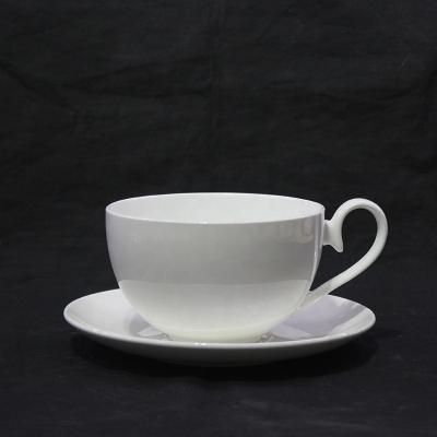 China Sustainable Hot Selling High Quality White Breakfast Cup 470ml Custom Bone China for sale