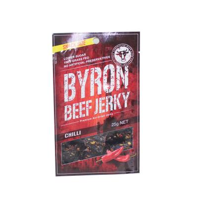 China Barrier Top Selling Beef Heat Sealed Plastic Packaging Foil Bag For Beef Jerky for sale