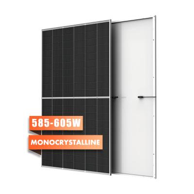 China 30A 585w 590w 595w 600w 605w Monocrystalline Solar Cells Roof Solar Panels Bifacial Solar Cell for sale