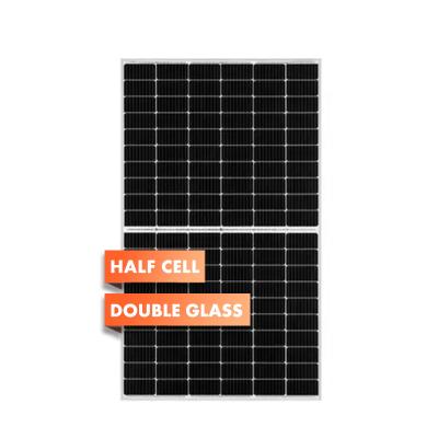 China High-conversion high-power household all-black solar cells are available for farm plants 520-550W JC(520-550)-144M-AB for sale