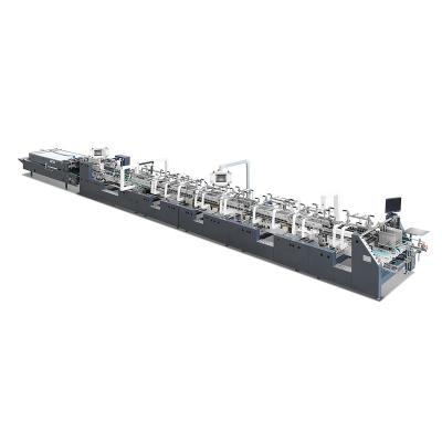 China Automatic Products Good Quality Used Folding Gluing Machine Leader-900 for sale