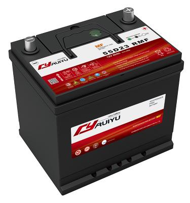 China Car starting 60A 65A 12v Korea brand auto battery maintenance free battery with good price for sale