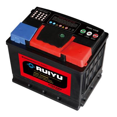 China Car Starting CAR BATTERY KOREAN MAINTENANCE FREE AUTOMOTIVE BATTERY 12V55AH(DIN) for sale