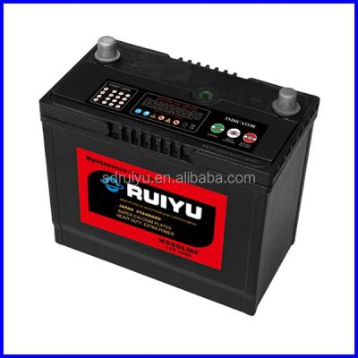 China ORIGINAL PP POWER panasonic 12v 45ah car battery made in korea batteries automobile battery for sale