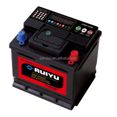 China Start up battery for din44 n44 cars battery smf automotive auto car battery for sale