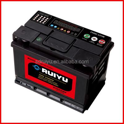 China ORIGINAL PP POWER Chinese 12v 72ah Cheapest Auto Car Battery Battery With Expanded Lead Grid for sale