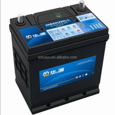 China 12v 196*130*220 maintenance free battery 36B20R NS40R 12V32AH cheap car battery for sale