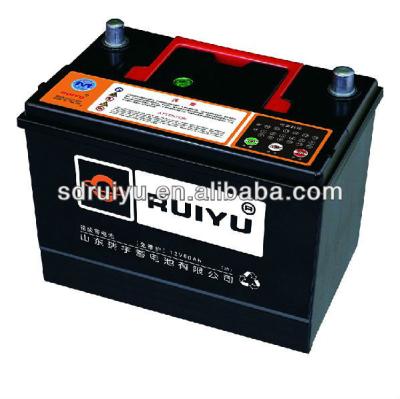 China Japan standard lead acid smf auto battery 55D26R/L 268x173x230 for sale