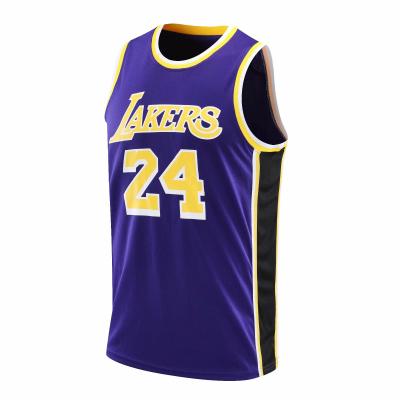 China The Other Black Mamba Memorial Limited Wholesale Edition Tank Top Basketball 2021 Special Version Tank Top for sale