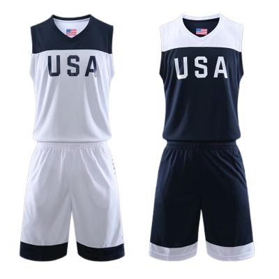 China Wholesale other men's basketball World Cup USA team jerseyUSAKurzma Fox Walker basketball wear suit customization for sale