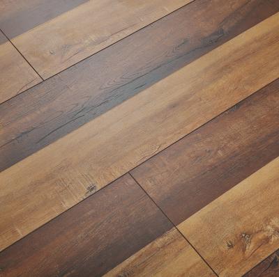 中国 Contemporary Dark Color Self Adhesive Laminate Flooring /Ac4 German Made Hdf Laminate Wood Flooring 販売のため