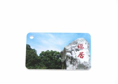 China Bedruckbares kleines RFID-Nähe-Karte PVC-Material mit Loch 50*30*0.8mm zu verkaufen