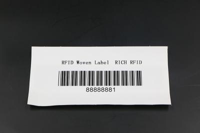 China Alien 9640 Antenna RFID Label Printing Woven Tag Saw on Cloth Long Range Distance for sale