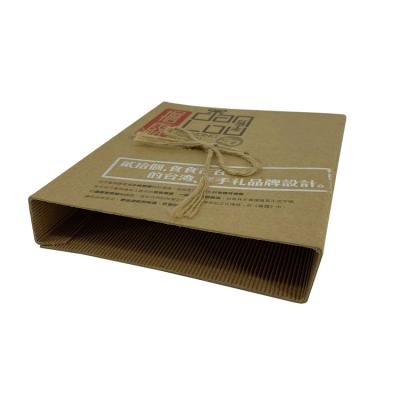 China Recyclable Corrugated Kraft Paper Packaging For Food Packaging for sale