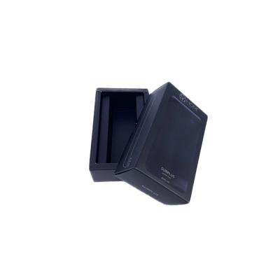 China Recyclable Black Customized Smartphone Packaging Box With Top And Bottom Cover for sale