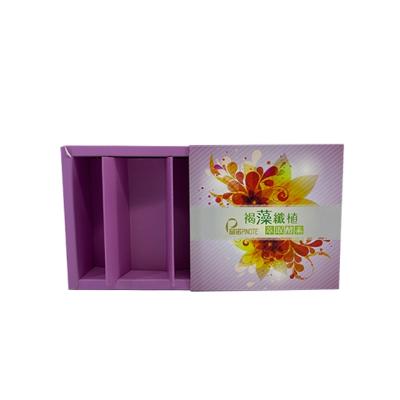 China Recyclable Customized Beauty Packaging Box Pullable Paper Box For Body Care for sale