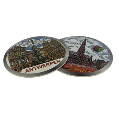 China High End Custom Factory European And American Coaster Stocked In Color Paper for sale