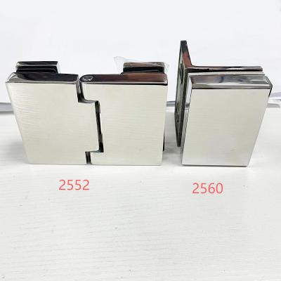 China Cast SUS304 High Precision Glass Door Hinge Surface Finished Glass Shower Hinge for sale