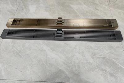 China Long Strip Stainless Shower Grate Customized Erosion Resistant adjustable for sale